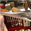 Image 5 : Mix lot of assorted silverware & stainless steel flatware - includes EPNS silver serving etched kniv