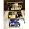 Image 1 : Ellis Bros - knife & fork set w/ Thomas Jefferson spoons