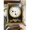 Image 3 : Group of assorted antique clocks & items - includes French Pendule mantle clock / set of old coins e