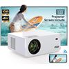 Image 1 : Emotn O1 5G WiFi Bluetooth Projector, 400 ANSI Lumens, Native 1080P Mini Projector 4K Supported, 300