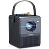 Image 1 : Emotn H1 Mini Projector, Native 1080P Portable Projector with WiFi and Bluetooth, 250 ANSI Lumen And