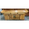 Image 1 : Asian style console cabinet - approx. 71in x 18in x 33in