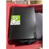 Image 4 : Group lot - Mini Stationary exercise bike w/ plastic bin w/ binders & rotocast