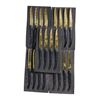 Image 1 : Major TV Series Prop - Group lot - x20 Black and Gold "Laguiole by Jean Dubost" Steak knives (5 sets