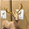 Image 3 : Box of standing deer figurine decor (14 1/2" height) - approx 4pcs