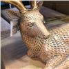 Image 2 : 3 boxes of sitting deer figurine decor (9 1/2" height) - approx 12pcs