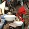 Image 3 : Group of 3 ceiling light fixtures