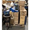 Image 1 : Pallet lot of assorted misc items - includes Berelli LED 9W light bulbs 100 pc 2700K etc