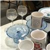 Image 2 : Group of assorted cups & tableware decor
