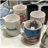 Image 3 : Group of assorted cups & tableware decor