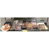 Image 1 : Shelf lot of assorted Chinese items - includes framed portraits of Buddha etc