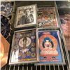 Image 3 : Shelf lot of assorted Chinese items - includes framed portraits of Buddha etc