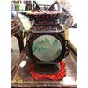 Image 2 : Group of 2 Chinese carved wooden hexagonal lantern