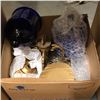Image 2 : Bottom lot of assorted pendant light fixture replacement parts & 48" double fluorescent fixture
