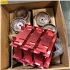 Image 3 : 2 boxes of pendant light fixture replacement parts & misc decor