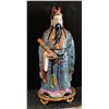 Image 1 : Large Chinese immortal figure statue - approx 24" height