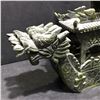 Image 2 : China hand carved sailing dragon boat - approx 15" height