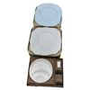 Image 1 : Table lot - x2 sets of Rosanna dishware (Blue / White) + Appetizer dish set - Table not included