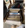 Image 4 : Under Table lot - Misc vinyl records, magazines, books & artwork
