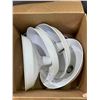 Image 3 : Under table lot - x2 boxes of misc vintage light fixtures