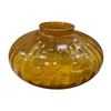 Image 2 : Group lot - x2 boxes of various sized gold coloured vintage glass for light fixtures (Approx 40+ pie