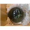 Image 3 : Under table lot - x4 boxes containing various size and designed vintage glass for light fixtures + x