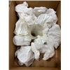 Image 2 : Group lot - x2 boxes of vintage frosted glass for light fixtures (Approx 25+ pieces)