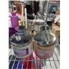 Image 2 : Shelf lot - Misc items including candles, light, power bar, lighters & candle holders