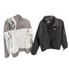 Image 1 : x2 Helly Hanson Jackets - White/Grey Helly Tech XP (M/M) - Black Puffy Jacket (M/M)