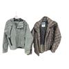 Image 1 : x2 Helly Hansen Jackets - Black/White checked (M/M) - Tan/White Checked (M/M)