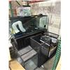 Image 1 : Cubby lot - Including x3 aquariums, x3 terrariums + misc household items