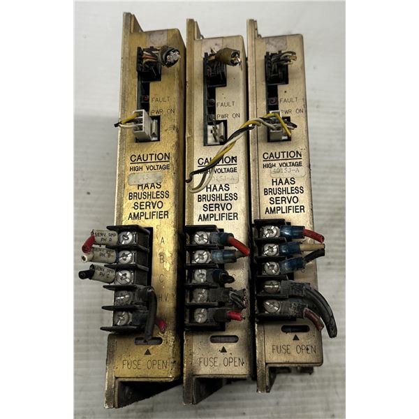 (3) Haas #4015J-A Brushless Servo Amplifiers