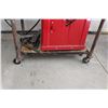 Image 3 : Lincoln Arc Welder AC 225 With Cables and Stand on Casters