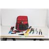 Image 1 : Tool Belt, Screwdrivers, Pliers, Side Cutters, Scissors, Safety Knife, etc.