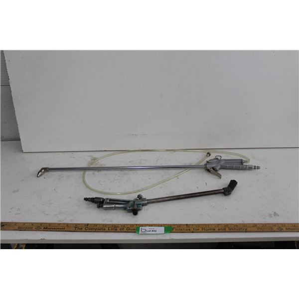 (2) Air Blow Guns - One With Engine Washing Accessory