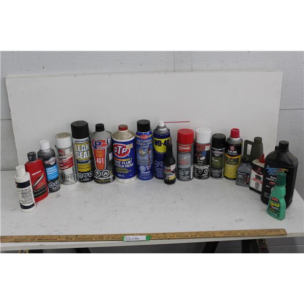 2 Cycle Fuel, Quick Start, Silicone, WD 40, Brake Fluid, Spray Adhesive, etc. - All Partials