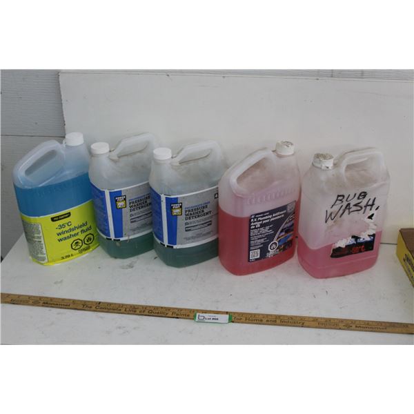 Pressure Washer Detergent, Windshield Washer Fluid