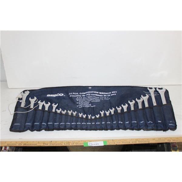24 Piece Combination Wrench Set - Metric & Standard