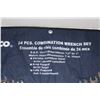 Image 2 : 24 Piece Combination Wrench Set - Metric & Standard