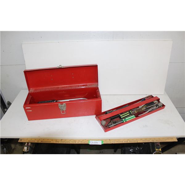 Tool Box, Hammer, Hacksaw, Pruner, Side Cutter, Screwdrivers, Pliers, etc.