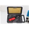Image 2 : Set of Assorted Roll Pins, Small Tool Kit, Multi-Bit Screwdriver With Case