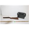 Image 1 : Wooden Rifle Stock, Ammo Box