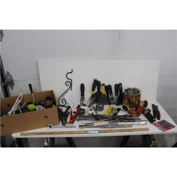 Threaded Rods, Rope Hooks, Penetrant, Magnetic Parts Dish, Spinner Handle, Putty Knives, Brushes, Ha