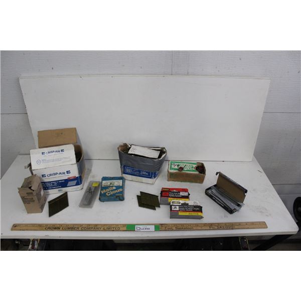 Framing Nail Racks, Brad Nails, Concrete Nails, Staples, 8