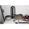 Image 2 : Ear Muff Protectors, Face Shield, Tool Belt, Lawn Sprinkler, Wand Sprinkler, Car Care Kit, Crowbar, 