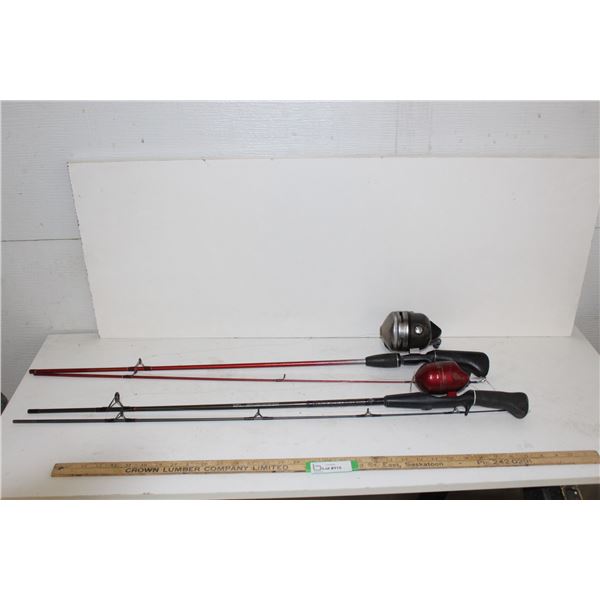 (2) Fishing Rods & Reels