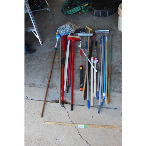 Wet Mops, Car Wash Brush, Drywall Sander, Curtain Rod, Barbecue Spit, Extendable Handle Squeegee, Lo