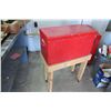 Image 6 : Beach Tool Chest On Wooden Stand on Casters