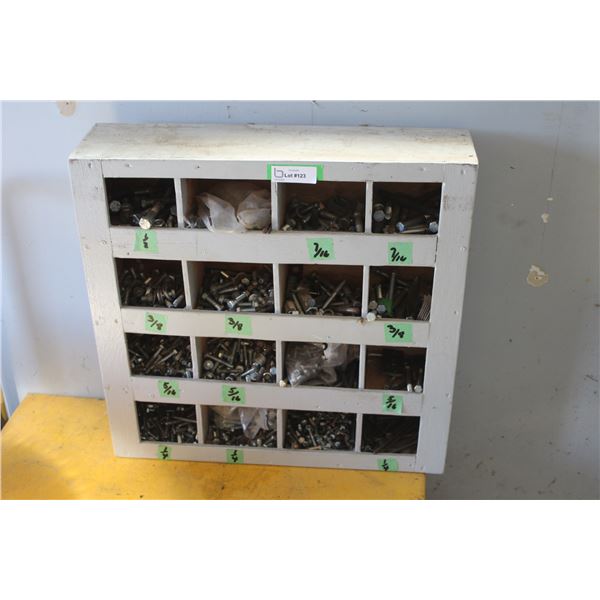 Wooden Parts Bin - 2' x 2' - With Bolts