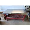 Image 1 : Stainless Steel Top Heavy Duty Table on Casters - 62" x 30" x 30"